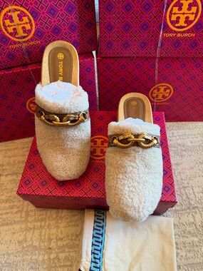 Tory Burch JESSA Shearling Clog